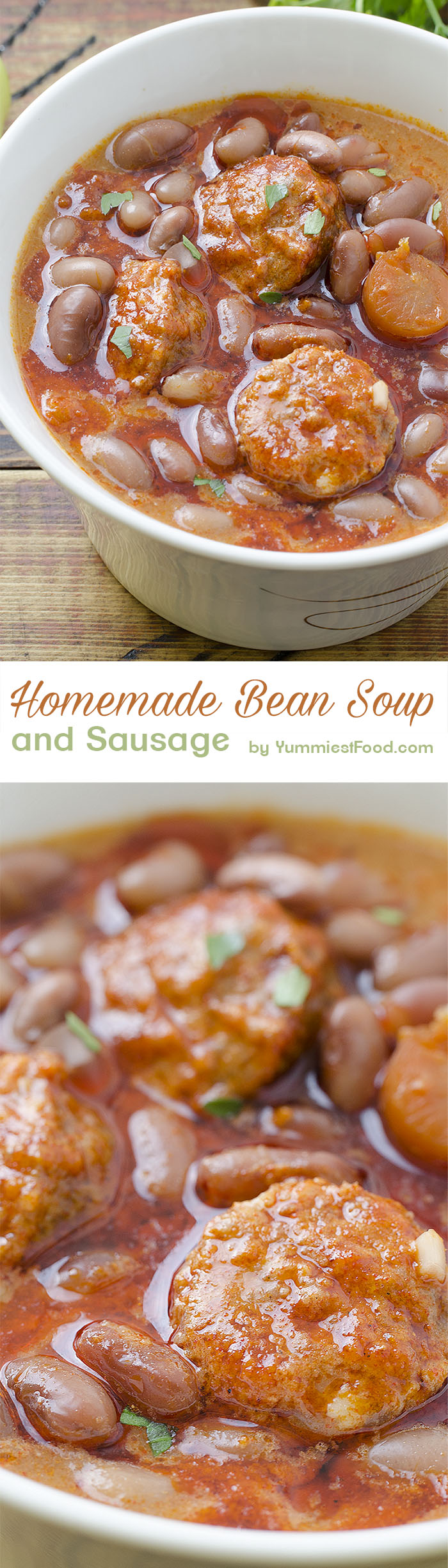 Bean Soup - delicious, homemade recipe and really easy to cook - bean soup!
