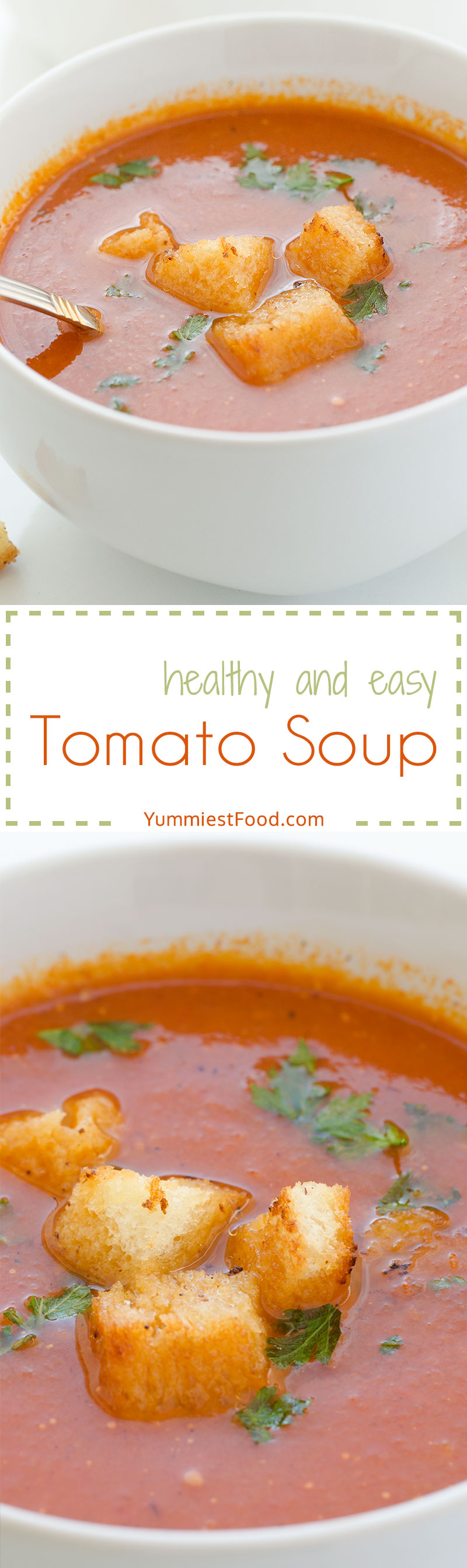 Tomato Soup - Try to make this tomato soup on my way, your family will stay speechless and you will cook it again and again