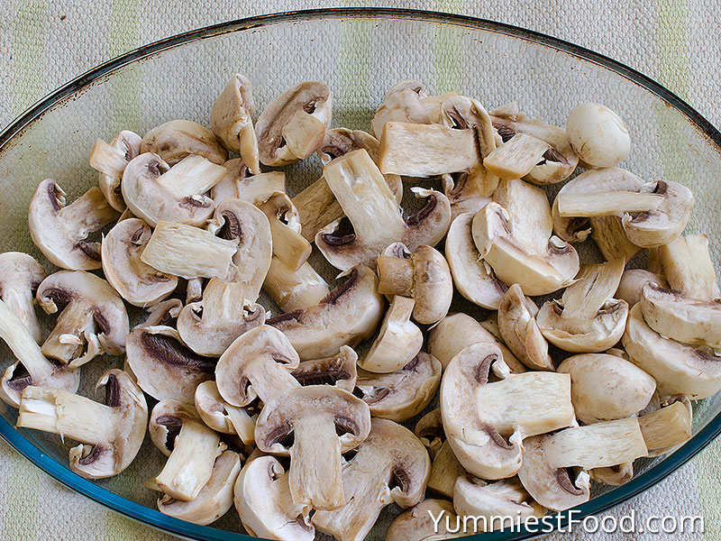 Potatoes With Onions and Mushrooms - Prepare - Step 1