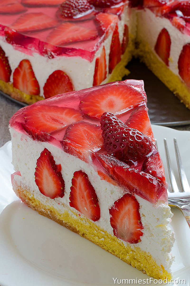 Strawberry Cheesecake - On the Plate