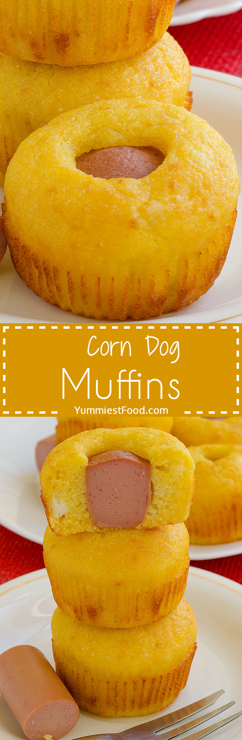 Corn Dog Muffins - You can also add ingredients you like the most and your family will enjoy in this Corn Dog Muffins which is perfect for breakfast.