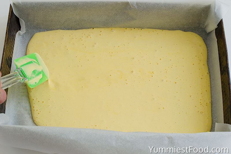 Lemon Swiss Roll - Making - Step 1