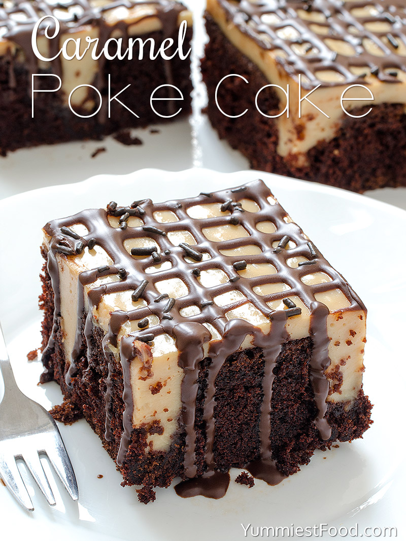Caramel Poke Cake