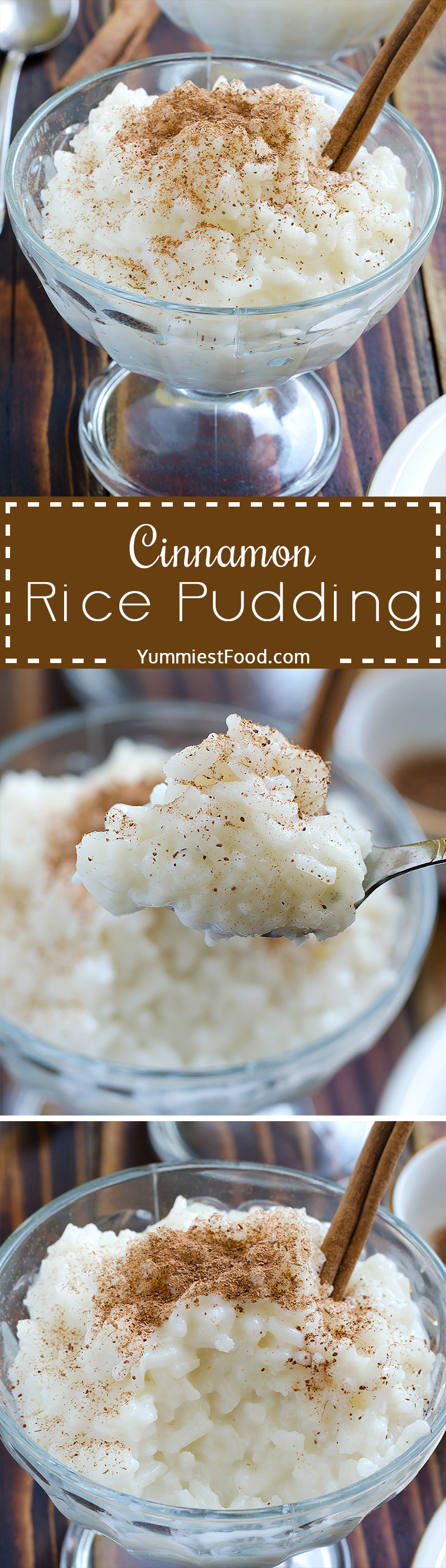 Cinnamon Rice Pudding - creamy, healthy and so delicious dessert