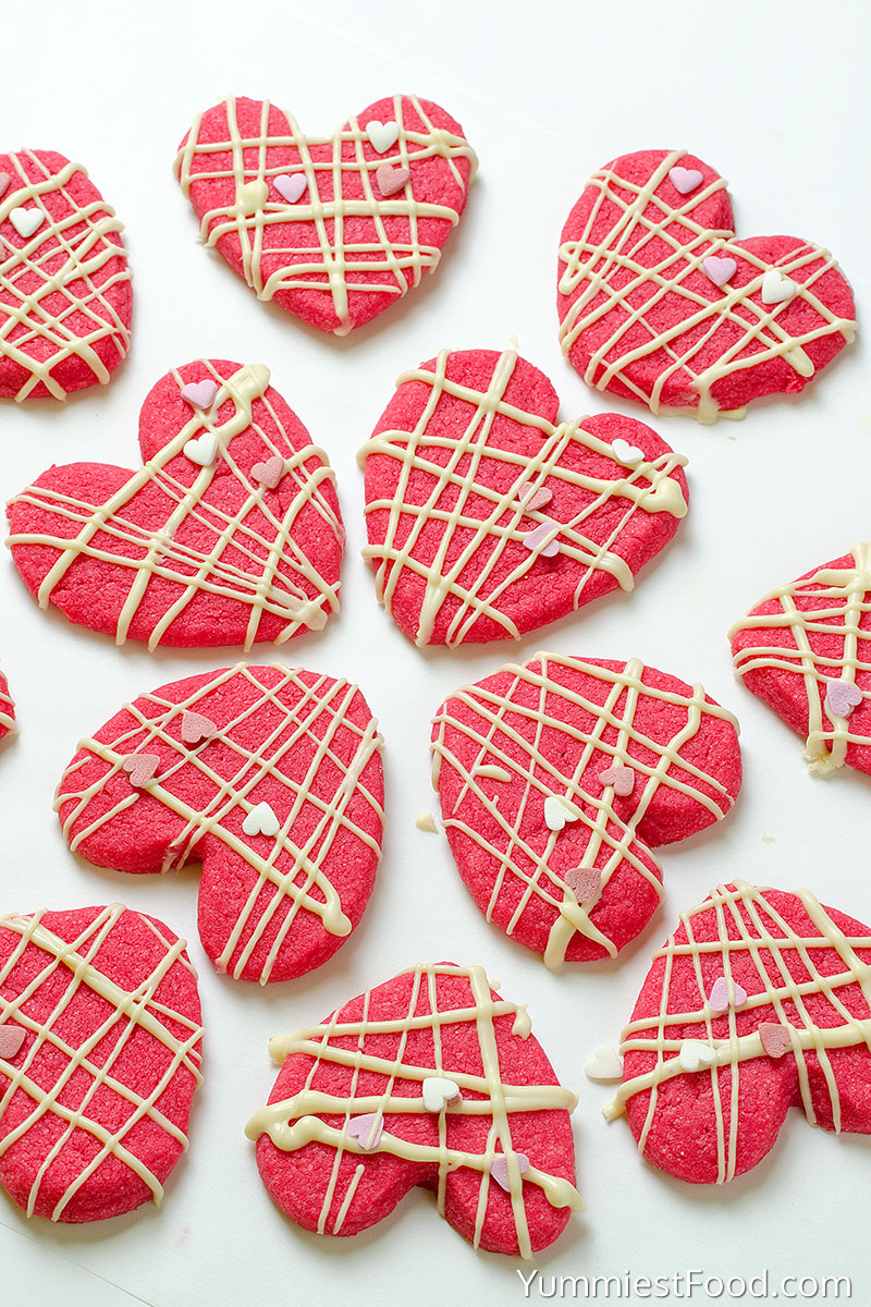 Valentine Shortbread Cookies - Decoration