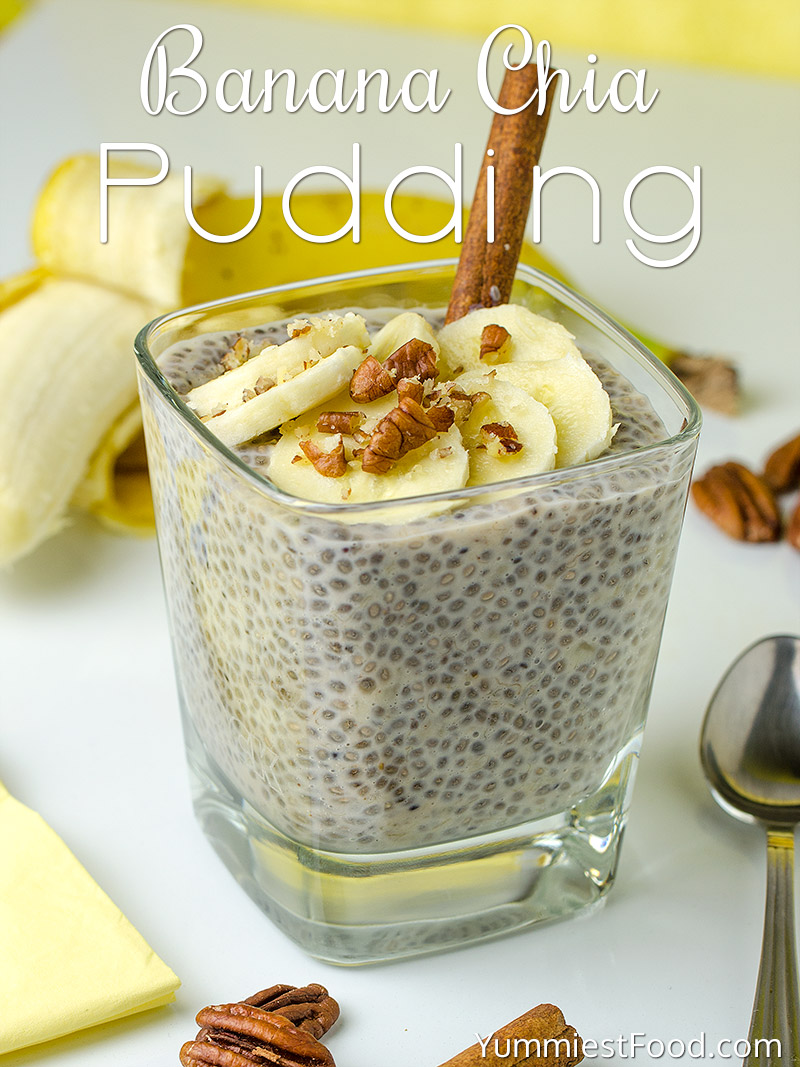 Healthy Breakfast Banana Chia Pudding