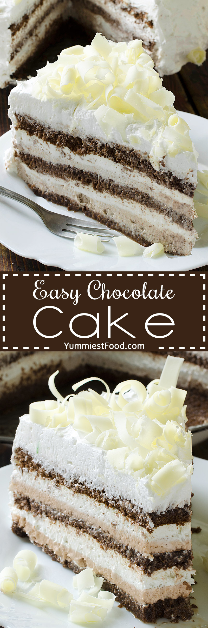 So creamy, soft and tasty - Easy Chocolate Cake