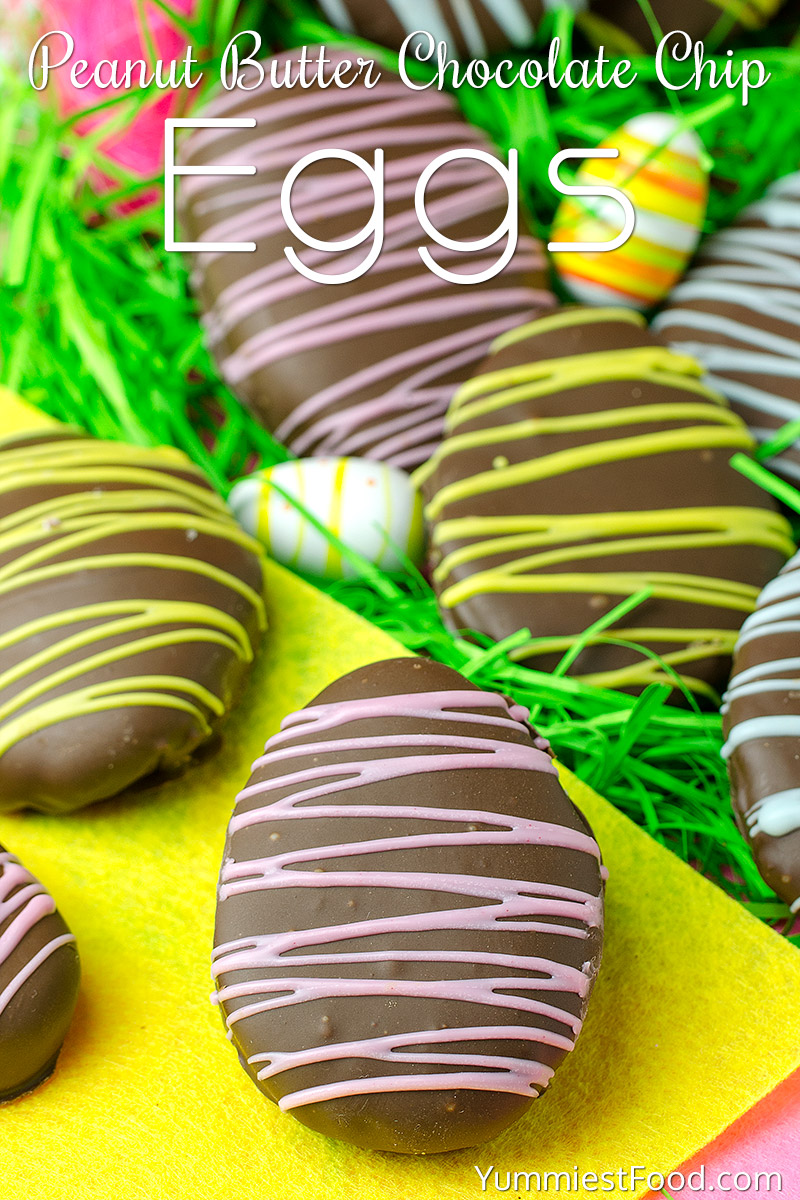 Easter Peanut Butter Chocolate Chip Eggs