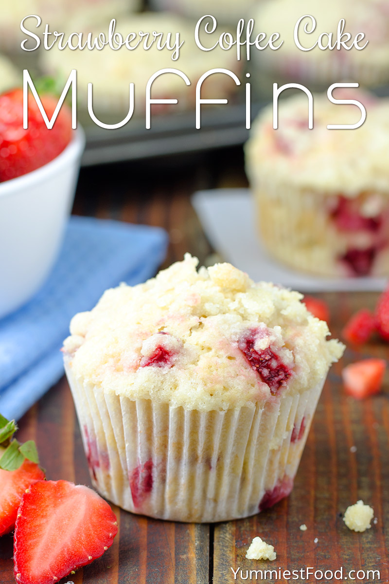 Strawberry Coffee Cake Muffins Recipe