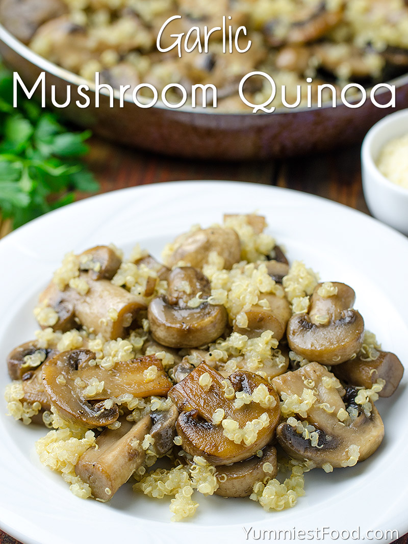 Garlic Mushroom Quinoa Recipe