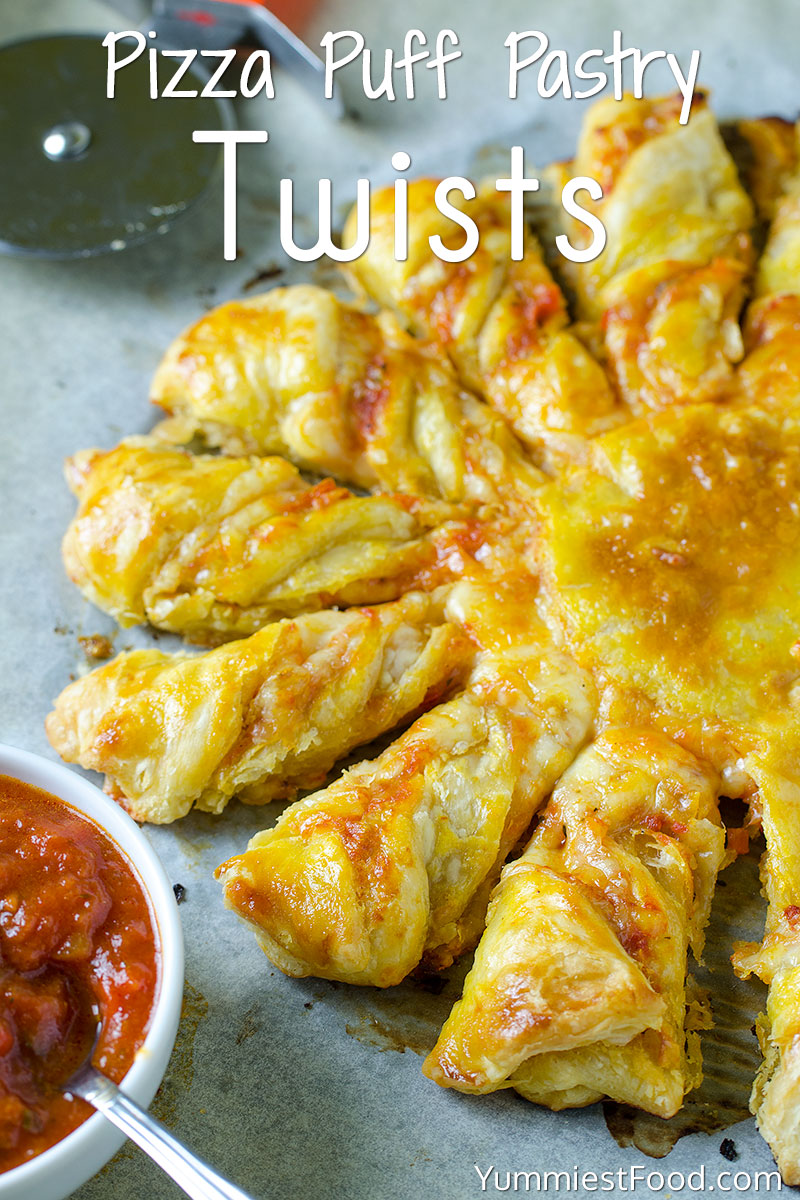 Pizza Puff Pastry Twists