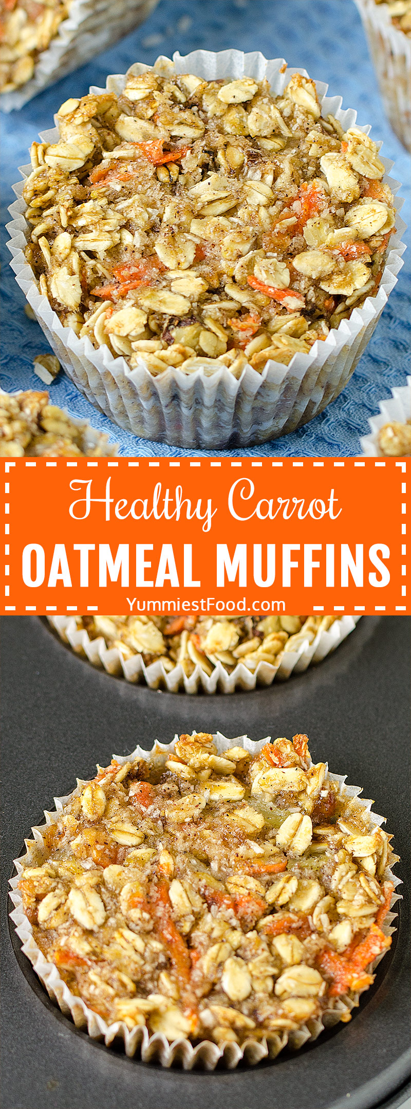 HEALTHY CARROT OATMEAL MUFFINS - healthy way to start your day