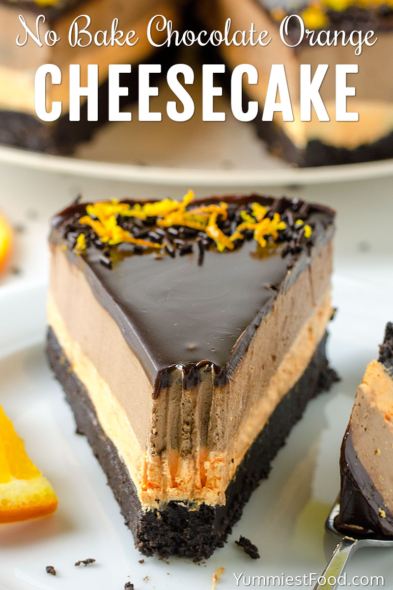 No Bake Chocolate Orange Cheesecake Recipe