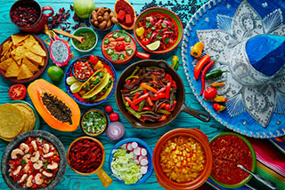Traditional Mexican food