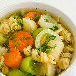 Soup With Vegetables and Pasta - Featured Image