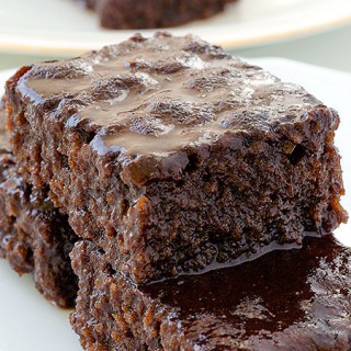 Brownies With Chocolate Topping - Featured Image