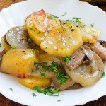 Potatoes With Onions and Mushrooms - Featured Image
