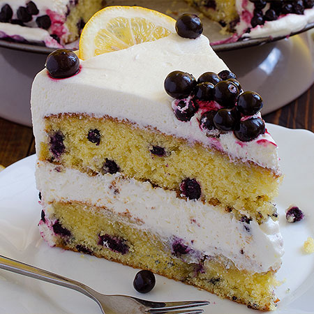 blueberry cake with cream cheese frosting recipe