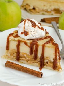 Apple Cheesecake Upside Down Pie – Recipe from Yummiest Food Cookbook