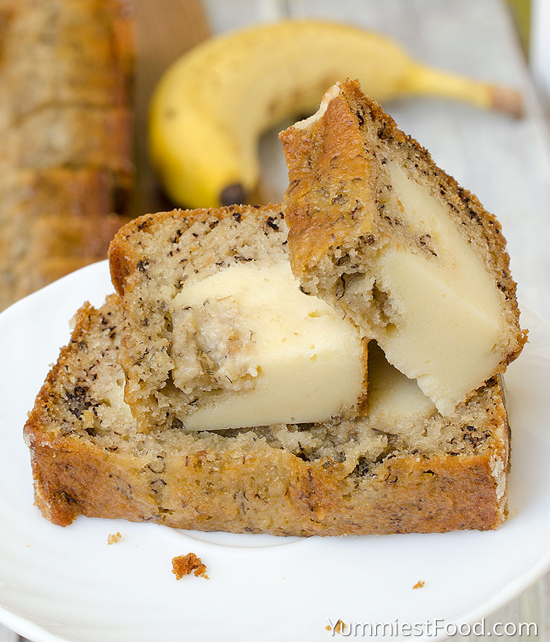 Cream Cheese Banana Bread Recipe from Yummiest Food Cookbook