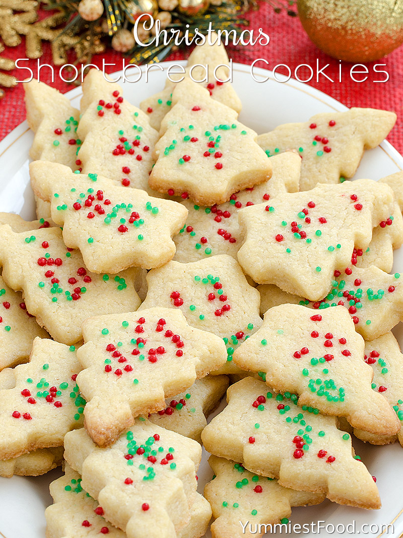 Christmas Shortbread Cookies Recipe from Yummiest Food Cookbook