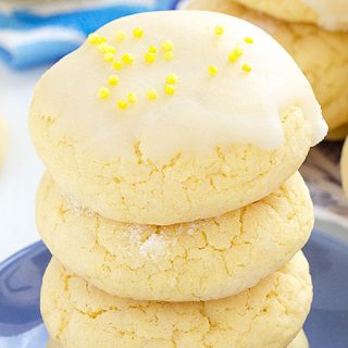 Glazed Lemon Sugar Cookies - Featured Image
