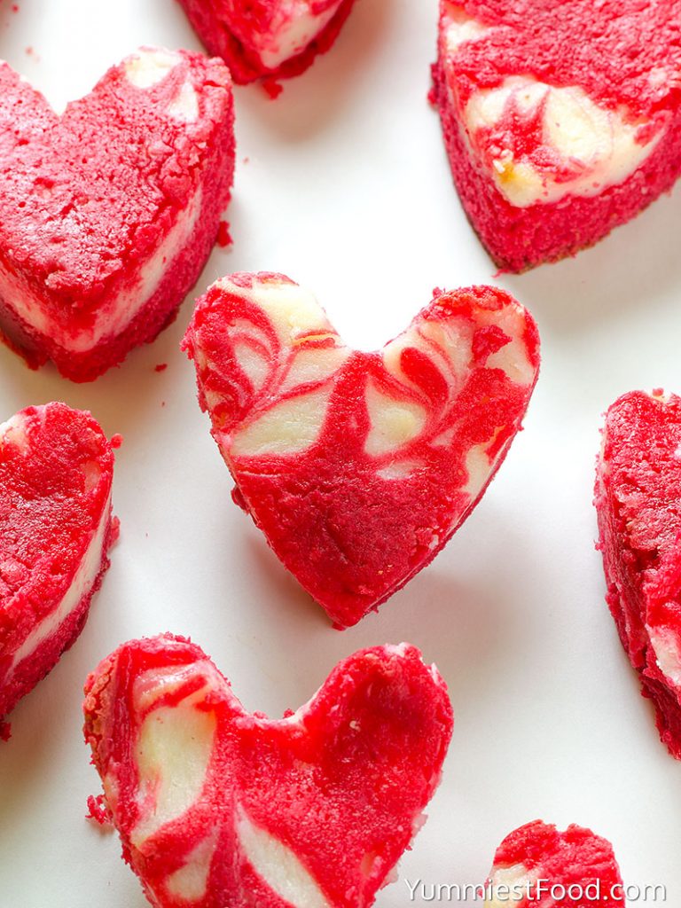 Valentine’s Red Velvet Cheesecake Brownies – Recipe from Yummiest Food ...