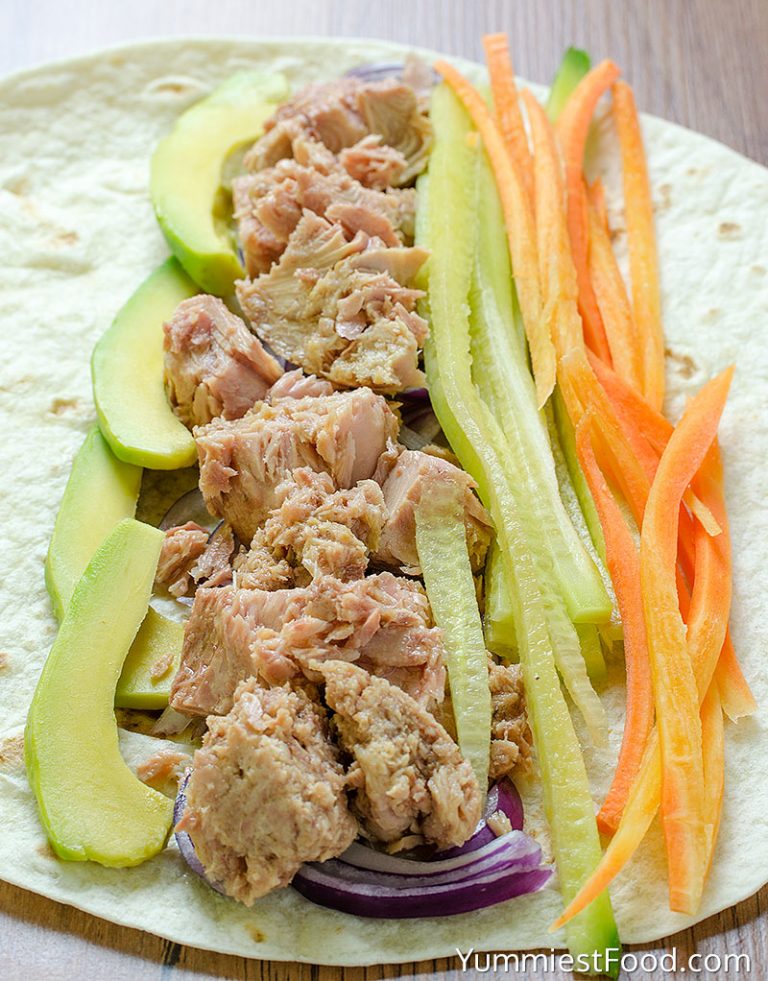 Healthy Tuna Wraps – Recipe from Yummiest Food Cookbook