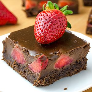 The Best Brownies With Chocolate Topping