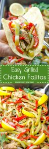 Easy Grilled Chicken Fajitas – Recipe from Yummiest Food Cookbook