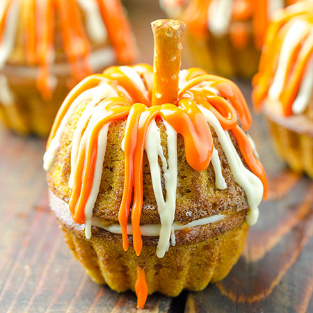 Mini Pumpkin Bundt Cake Recipe From Yummiest Food Cookbook