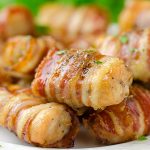 Easy And Sweet Chicken Bacon Bites Recipe - Featured Image