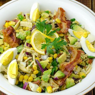 Easy Chicken Avocado Salad Recipe - Featured Image