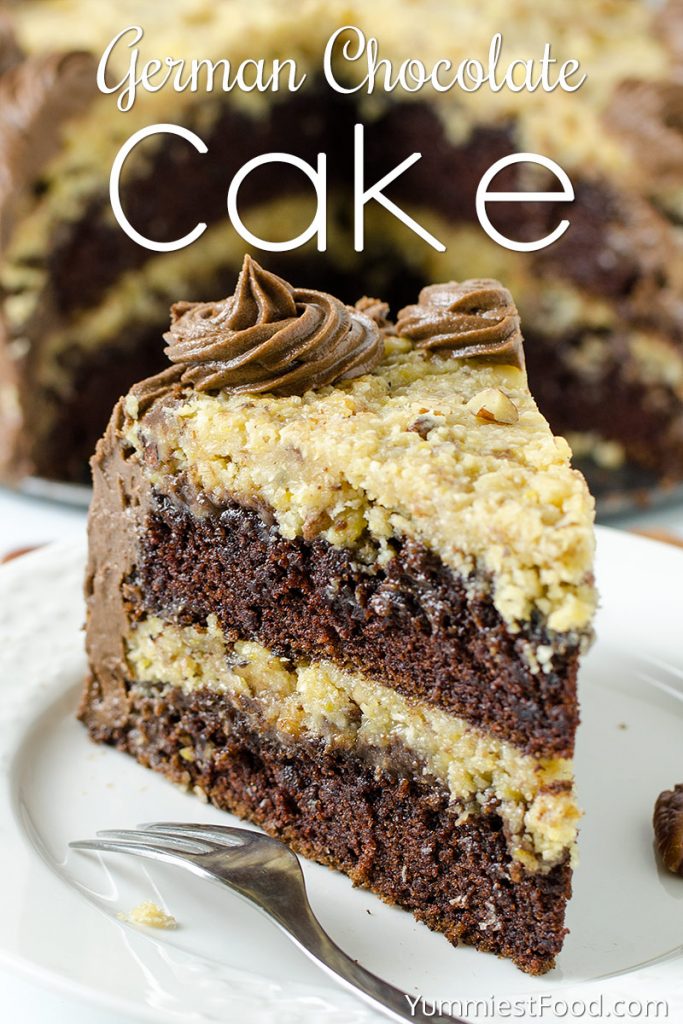 German Chocolate Cake – Recipe from Yummiest Food Cookbook