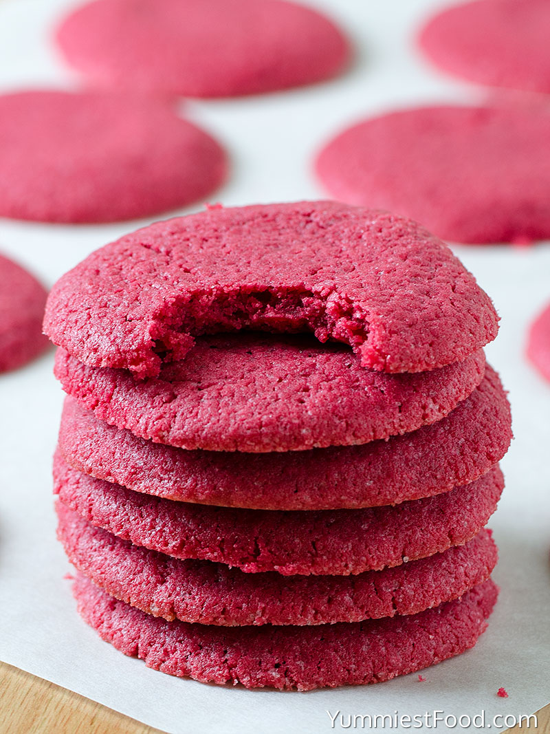 Red Velvet Sugar Cookies.