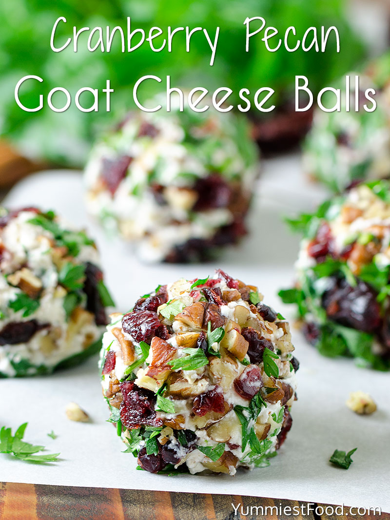 Cranberry Pecan Goat Cheese Balls Recipe