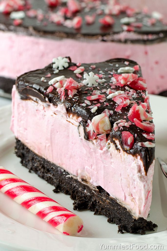 No-Bake Peppermint Cheesecake – Recipe from Yummiest Food Cookbook
