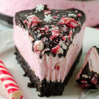 No-Bake Peppermint Cheesecake - Featured Image