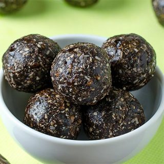Healthy German Chocolate Bites Recipe - Featured Image