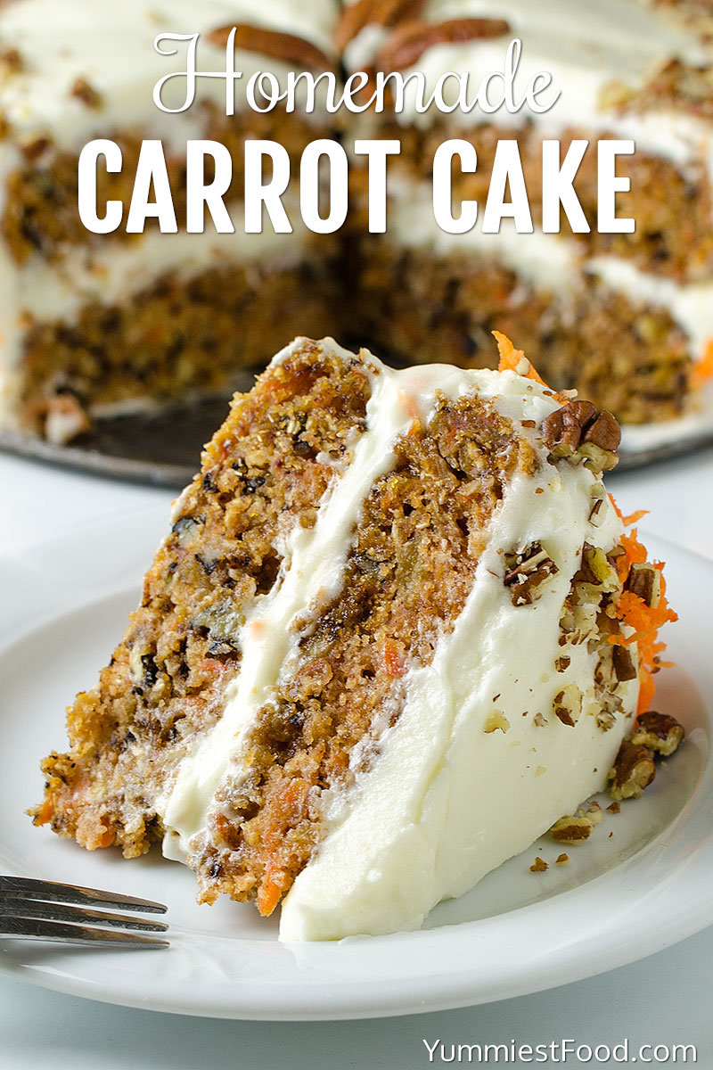 Homemade Carrot Cake Recipe