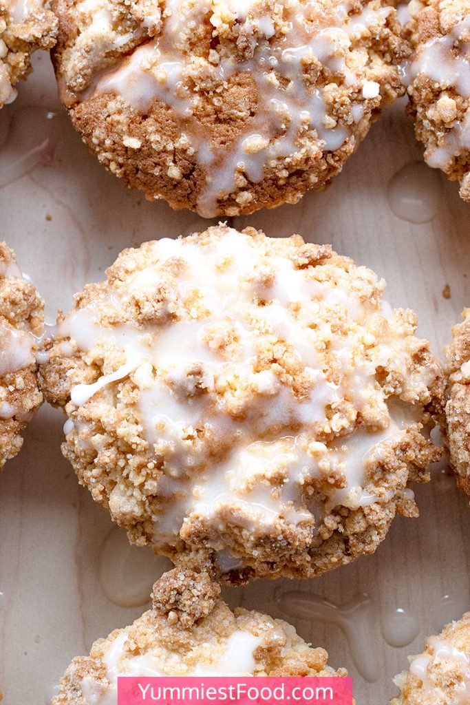 Crumb Cake Strawberry Muffins – Recipe from Yummiest Food Cookbook