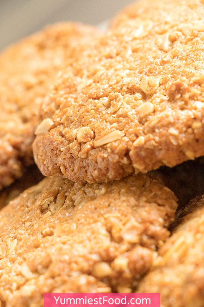Chewy Peanut Butter Oatmeal Cookies Recipe from Yummiest Food Cookbook