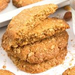 Chewy Peanut Butter Oatmeal Cookies Recipe - Featured Image