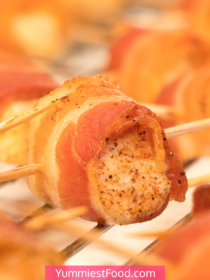 Bacon Wrapped Sweet Chicken Bites