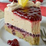 Cranberry Orange Cheesecake Recipe - Featured Image
