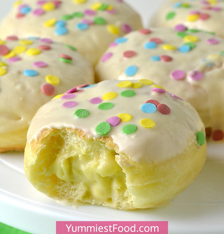 Vanilla Cream Donuts Recipe from Yummiest Food Cookbook