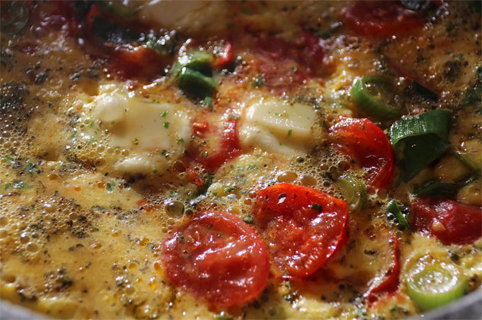 vegetable frittata 