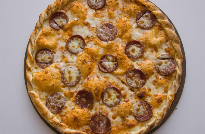 CBD-Infused Sausages Pizza