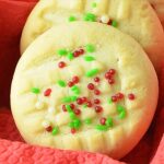Christmas Whipped Shortbread Cookies - Featured Image