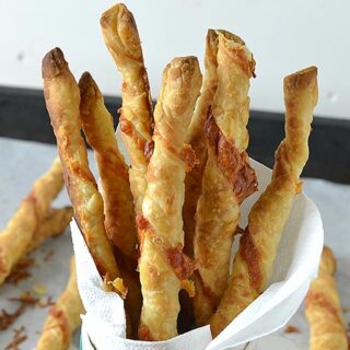 Puff Pastry Cheese Twists - Featured Image